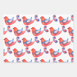 Skandinavische Wrapping Paper Sheets Geschenkpapier Set