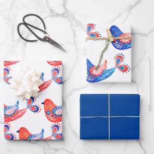 Skandinavische Wrapping Paper Sheets Geschenkpapier Set