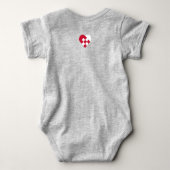 Skandinavischer Baby Bodysuit Baby Strampler (Rückseite)
