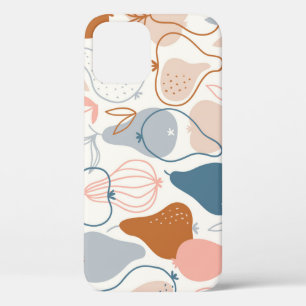 Skandinavischer Birnen-Druck: Vintage-Fruchtmuster Case-Mate iPhone Hülle