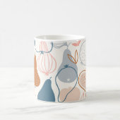 Skandinavischer Birnendruck: Vintages Fruchtmuster Kaffeetasse (Mittel)