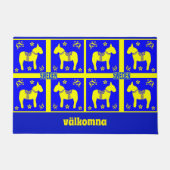 skandinavischer Entwurf, schwedisches Pferd, Fußmatte (Vorderseite)