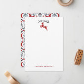 Skandinavischer Folklore Individuelle Name Persona Mitteilungskarte (Vorderseite/Rückseite Beispiel)