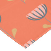 Skandinavischer Folklore-Stil Einfache Blume in Or Tischdecke (Schrägansicht)