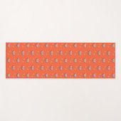 Skandinavischer Folklore-Stil Einfache Blume in Or Yogamatte (Vorderseite (Horizontal))