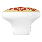 Skandinavischer Hühnerknochen Keramikknauf (Seitenansicht)