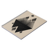 Skandinavischer inspirierter Dreieck-Entwurf Notizblock (Linke Seite)