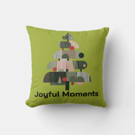 Skandinavischer moderner Weihnachtsbaum Kissen