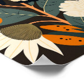 Skandinavischer Skandinavier Butterfly Art Print Poster (Ecke)