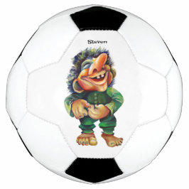 Skandinavischer Sonnentroll Illustration Wasserfar Fußball