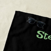 Skandinavischer Sonnentroll Illustration Wasserfar Strandtuch (Beispiel)