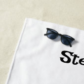 Skandinavischer Sonnentroll Illustration Wasserfar Strandtuch (Beispiel)