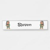 Skandinavischer Sonnentroll Illustration Wasserfar Türschild (Vorderseite )