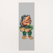 Skandinavischer Sonnentroll Illustration Wasserfar Yogamatte (Rückseite)