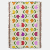 Skandinavischer Stil farbenfroh auf der Krm-Blume  Decke (Vorderseite Vertikal)
