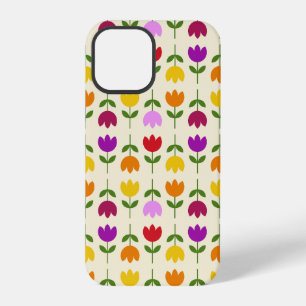 Skandinavischer Stil farbenfroh auf der Krm-Blume iPhone 12 Pro Hülle