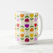 Skandinavischer Stil farbenfroh auf der Krm-Blume Kaffeetasse (VorderseiteRechts)