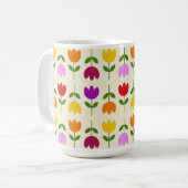 Skandinavischer Stil farbenfroh auf der Krm-Blume Kaffeetasse (Vorderseite Links)