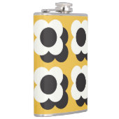 skandinavischer Stil, Vintages Blumenmuster Flachmann (Rechts)