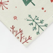 Skandinavischer Urwald Fleecedecke (Ecke)