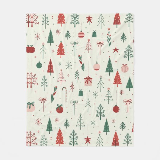 Skandinavischer Urwald Fleecedecke (Vorderseite)