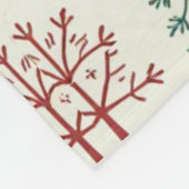 Skandinavischer Urwald Fleecedecke (Ecke)