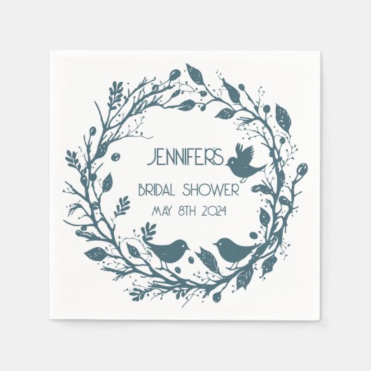 Skandinavischer Volkskranz Serviette (Vorderseite)