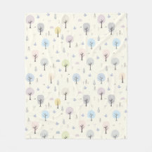 Skandinavischer Wald Nahtloses Muster