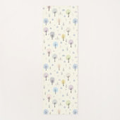 Skandinavischer Wald Nahtloses Muster Yogamatte (Vorderseite)