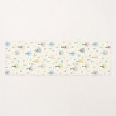 Skandinavischer Wald Nahtloses Muster Yogamatte (Vorderseite (Horizontal))