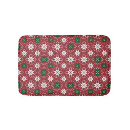 Skandinavischer Weihnachts-Fair-Isle-Edition 1 Badematte