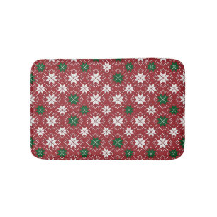 Skandinavischer Weihnachts-Fair-Isle-Edition 1 Badematte