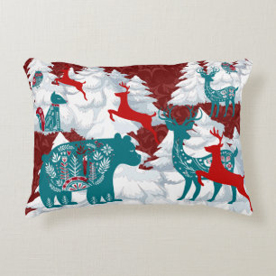 Skandinavischer Weihnachtsakzent Pillow Dekokissen