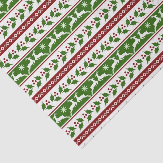 Skandinavischer Weihnachtsbaum Seidenpapier (Ausschnitt)