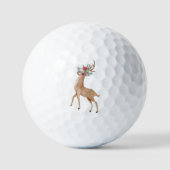 Skandinavischer Weihnachtsfeiertag der skandinavis Golfball (Vorderseite)