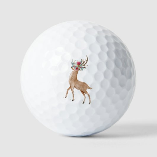 Skandinavischer Weihnachtsfeiertag der skandinavis Golfball (Vorderseite)