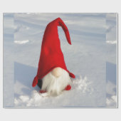 Skandinavischer WeihnachtsGnome Geschenkpapier (Flach)