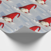 Skandinavischer WeihnachtsGnome Geschenkpapier (Ecke)