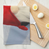 Skandinavischer WeihnachtsGnome Küchentuch (Viertel Falte)