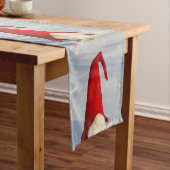 Skandinavischer WeihnachtsGnome Kurzer Tischläufer (Beispiel)