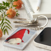 Skandinavischer WeihnachtsGnome Schlüsselanhänger (Vorderseite rechts)