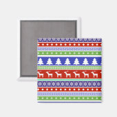 skandinavischer Weihnachtsmagnet Magnet (Vorderseite/Rückseite)
