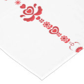 Skandinavischer Weihnachtsmuster-Tabellen-Läufer Kurzer Tischläufer (Ecke)