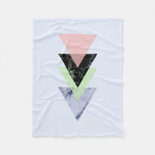 skandinavisches Abstrakt #884 Fleecedecke