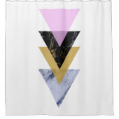 skandinavisches Abstrakt Nr. 885 Duschvorhang (Vorderseite)