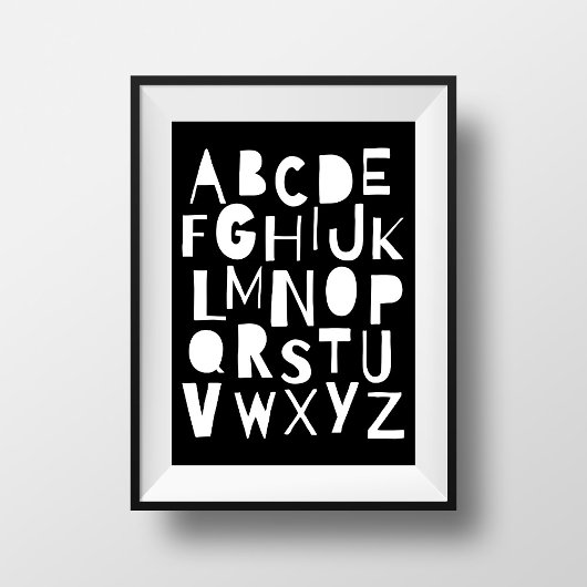 Skandinavisches Alphabet, Dekoration der Kinderzim
