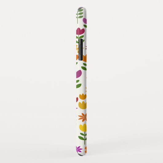 Skandinavisches Art-Blumen-Muster Case-Mate iPhone Hülle (Hinten/Rechts)