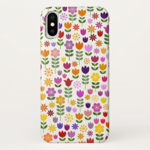 Skandinavisches Art-Blumen-Muster Case-Mate iPhone Hülle