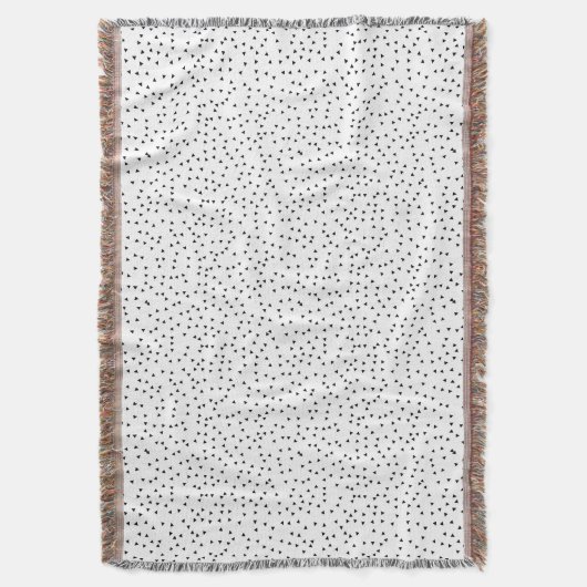 Skandinavisches Art-Dreieck-Muster Decke (Vorderseite Vertikal)