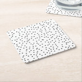 Skandinavisches Art-Dreieck-Muster Rechteckiger Pappuntersetzer (angewinkelt)